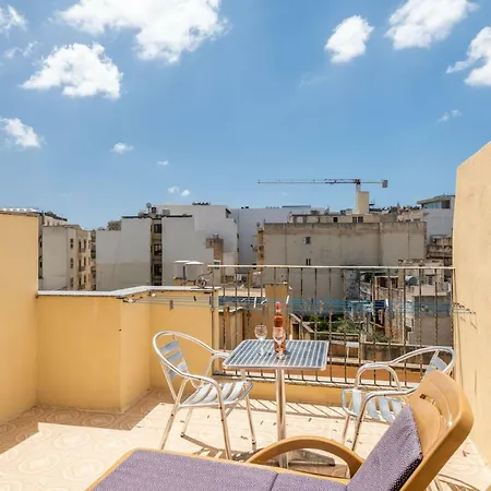 Getawaysmalta Spinola Bay 1 Bedroom Seafront Penthouse St Julian Near Paceville Apartment