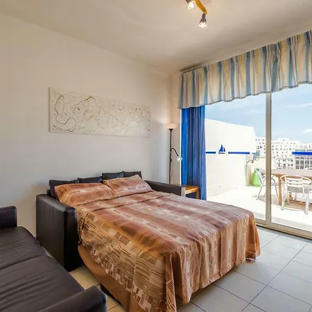Appartamento Getawaysmalta Spinola Bay 1 Bedroom Seafront Penthouse St Julian Near Paceville